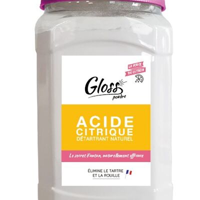 Gloss acide citrique poudre