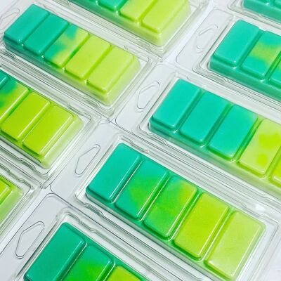 Wax Melt Snap Bars - Aloe And Cucumber Fragrance  White LabelColoured