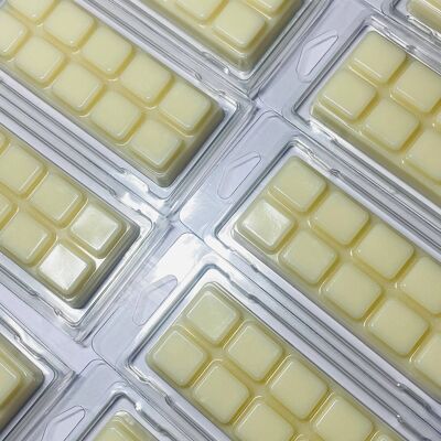 Wax Melt Snap Bars - Bora Bora Fragrance  White LabelWhite/Plain