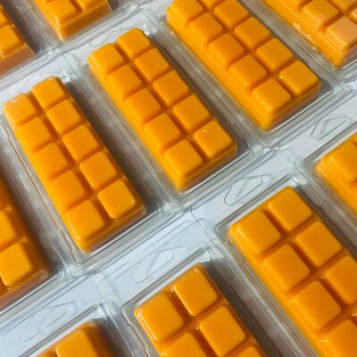 Wax Melt Snap Bars - Mango Fragrance  Simply Wax BrandedColoured