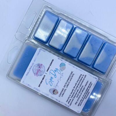 Wax Melt Snap Bars - Spa Day Fragrance  Simply Wax BrandedColoured