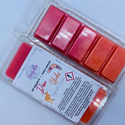 Wax Melt Snap Bars - Strawberry and Cream Fragrance  White LabelColoured