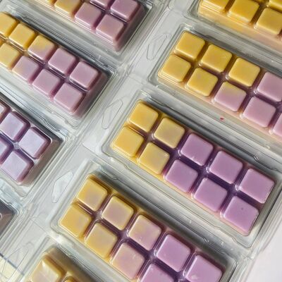 Wax Melt Snap Bars - Strawberry Lily Fragrance  White LabelColoured