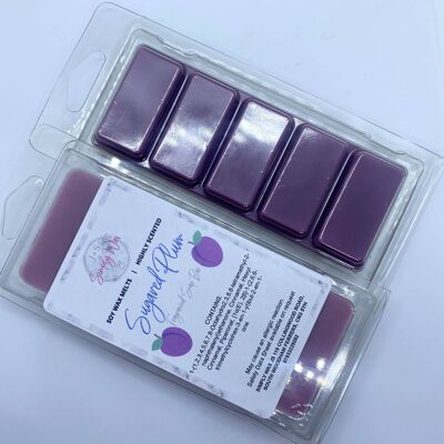 Wax Melt Snap Bars - Sugared Plum Fragrance  White LabelColoured