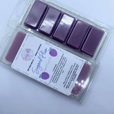 Wax Melt Snap Bars - Sugared Plum Fragrance  White LabelColoured