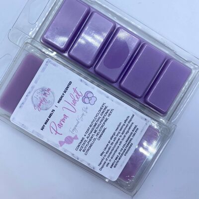 Wax Melt Snap Bars - Sweet Violet Fragrance  Simply Wax BrandedColoured