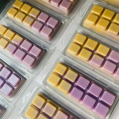 Wax Melt Snap Bars -Lavender and Vanilla Fragrance  White LabelColoured