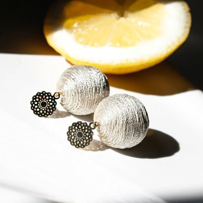 Soli Lolita Earrings Pin - Argent Chic