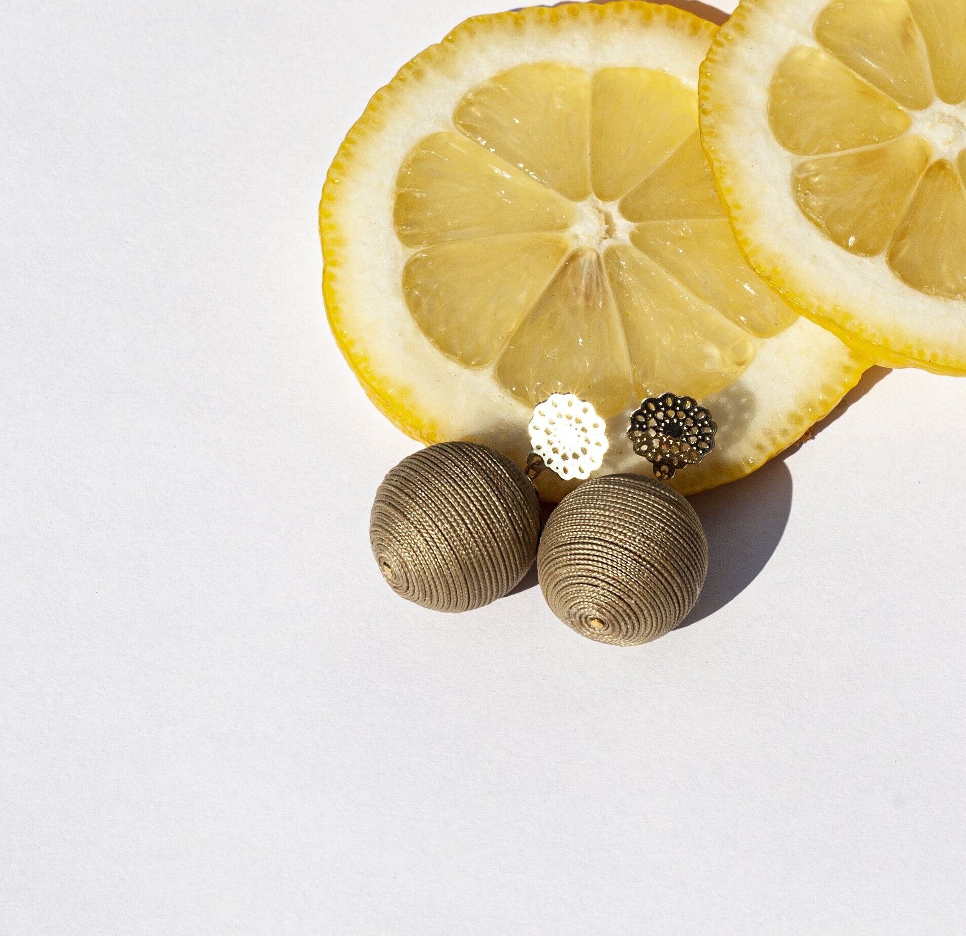 Chiusura Orecchini Soli Lolita - Sabbia Delicata