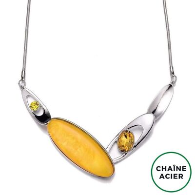 Agathe - Collier jaune