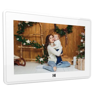 KODAK - RCF106H - 10-Inch Wi-Fi Digital Photo Frame - White