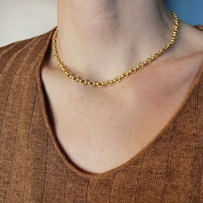 Collar Fiorella (Dorado mate)