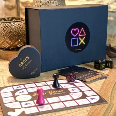 Geschenkbox, Box für Paare: Quetschspiel