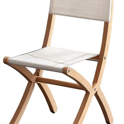 Chaise pliante au design minimaliste