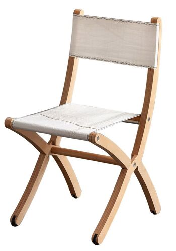 Chaise pliante au design minimaliste 1