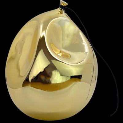The Gold Deflated Balloon- resin sculpture