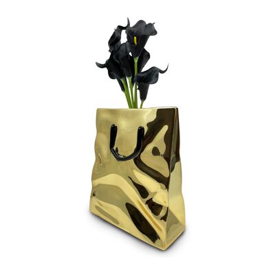 The Swag Bag Vase - resin sculpture