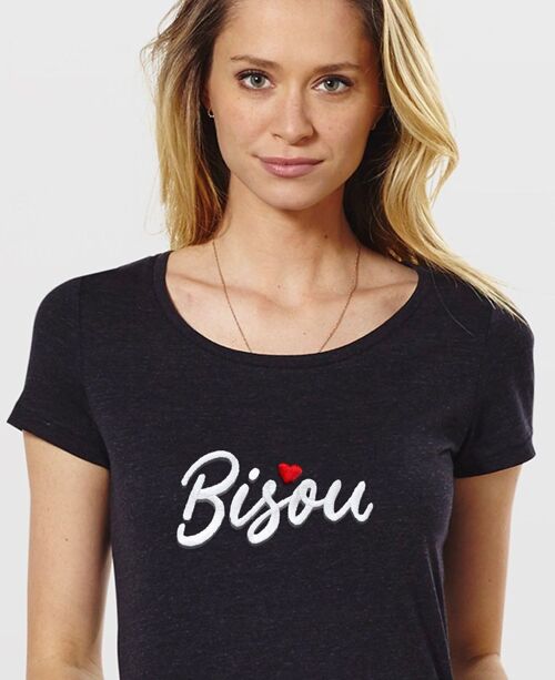 T-shirt femme Grand bisous (brodé)