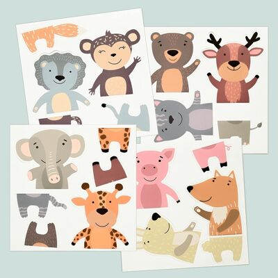 MAGNETISCHE PUZZLE-TIERE