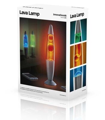Lampe à lave décorative et design - Magma Lava - Bleue 4
