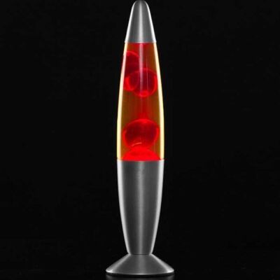 Lampe à lave décorative et design - Magma Lava - Rouge