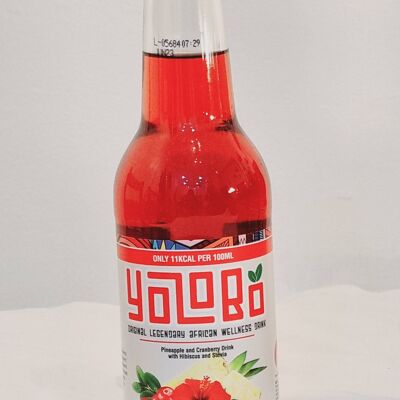 Yozobo;Pineapple & Cranberry, Hibiscus & Stevia;275ml bottle