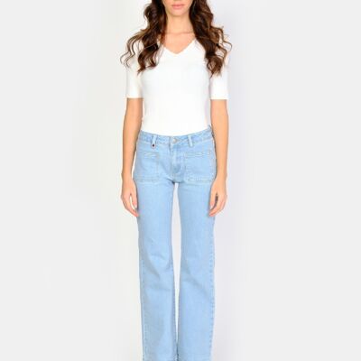 JEANS BOOT CUT BELLA HELLBLAU