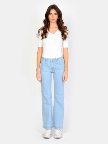 Jeans boot cut bella light blue 1