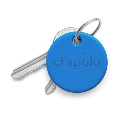 Porte-clés connecté - Application IOS & Android - Couverture 60m - Chipolo - Bleu