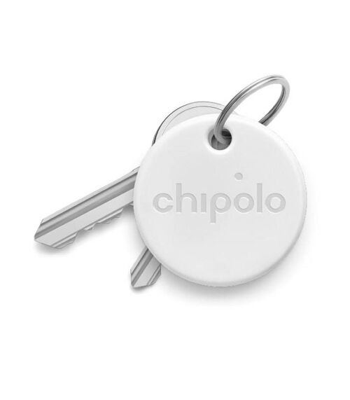 Kaufen Sie Vernetzter Schlüsselanhänger – IOS- und Android-Anwendung – 60 m  Reichweite – Chipolo – Weiß zu Großhandelspreisen