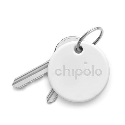 Connected key ring - IOS & Android application - 60m coverage - Chipolo - White
