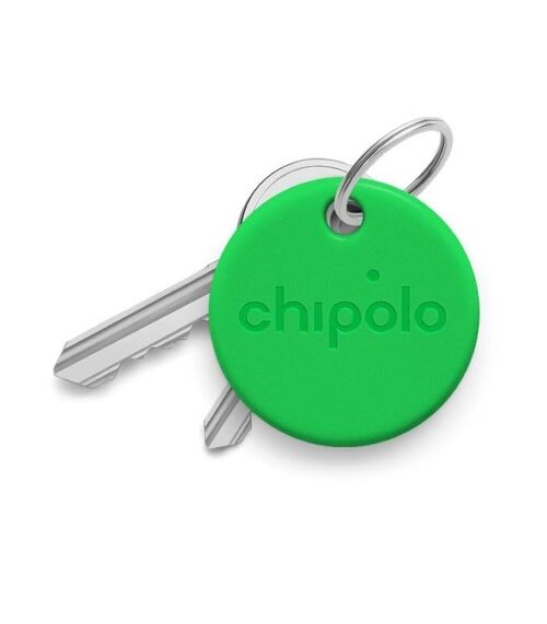 Porte-clés connecté - Application IOS & Android - Couverture 60m - Chipolo - Vert
