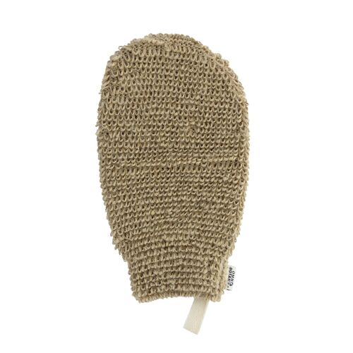 Gant exfoliant en fibre de jute