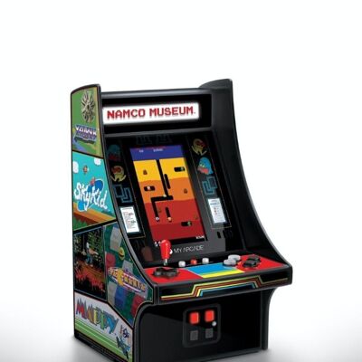 Mini arcade cabinet with 20 retro-gaming games - Namco Museum - Official license