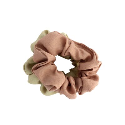 BAMBOO FIBER SCRUNCHIES X2