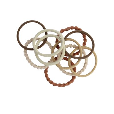 TWISTED ELASTIC COTTON X10 - BROWN TONES