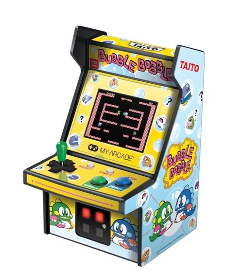 Mini borne d'arcade jeux rétro-gaming - Bubble Bobble - Licence officielle