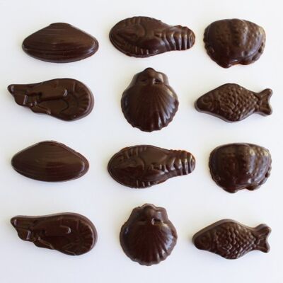 Patatas Fritas De Pascua De Chocolate - Oscuras