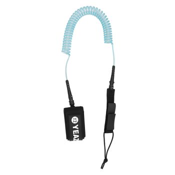 NUI RIVIERA Leash pour SUP - bleu lagon 2