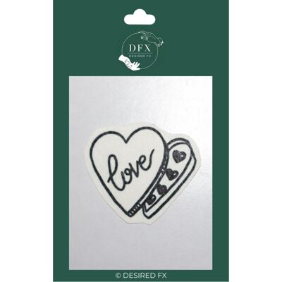 Love chocolate box temporary tattoo