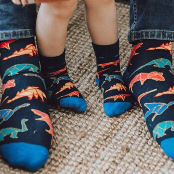 Chaussettes dinosaures pour enfants 2