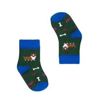 Chaussettes Chiens Corgi pour Enfants 1