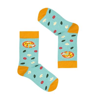 Calcetines de pizza para niños