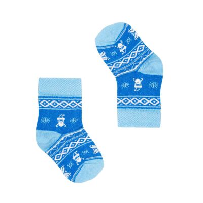 Weihnachtsmann-Socken für Kinder