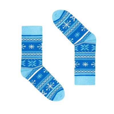 Schneeflocken-Socken