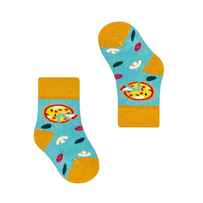 Calcetines de pizza para niños