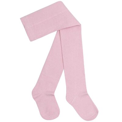 Collant rosa in cotone per bambini