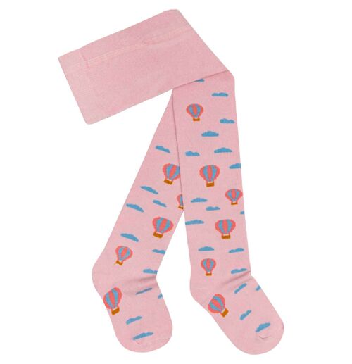 Pink Cotton Tights with Ballons for Children