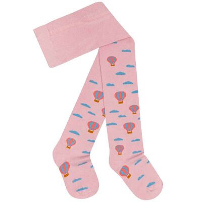 Pink Cotton Tights with Ballons for Children