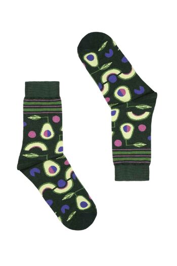 Chaussettes à l'avocat 1